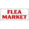 Signmission FLEA MARKET BANNER SIGN produce clothes discount kitchen fruit tools B-120 Flea Market - alternate 1